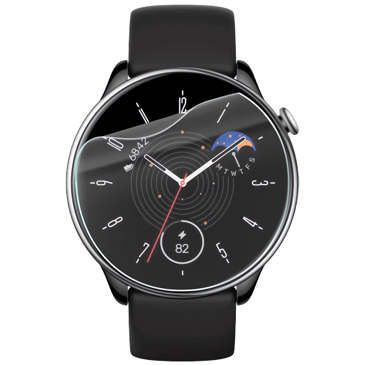 Folia hydrożelowa Bizon Watch Film HydroFlex do Amazfit GTR Mini na zegarku
