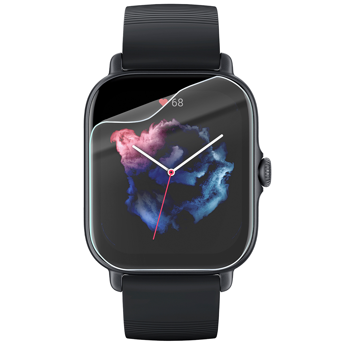 Folia hydrożelowa Bizon Watch Film HydroFlex do Amazfit GTS 3 na zegarku