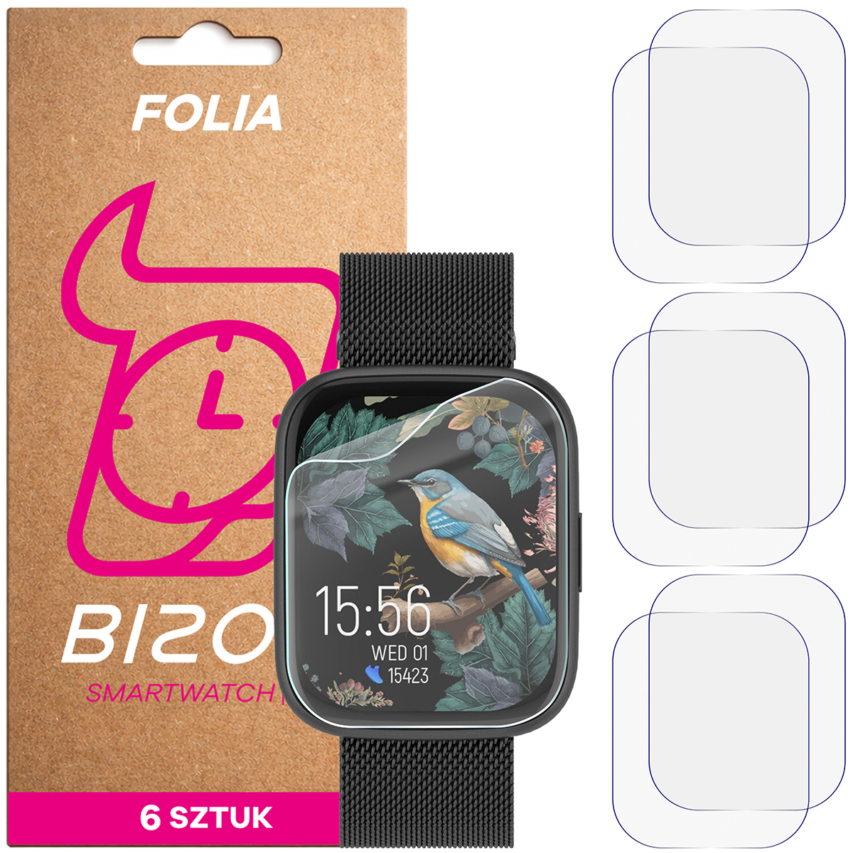 Folia hydrożelowa Bizon Watch Film HydroFlex dla Forever ForeVigo 4