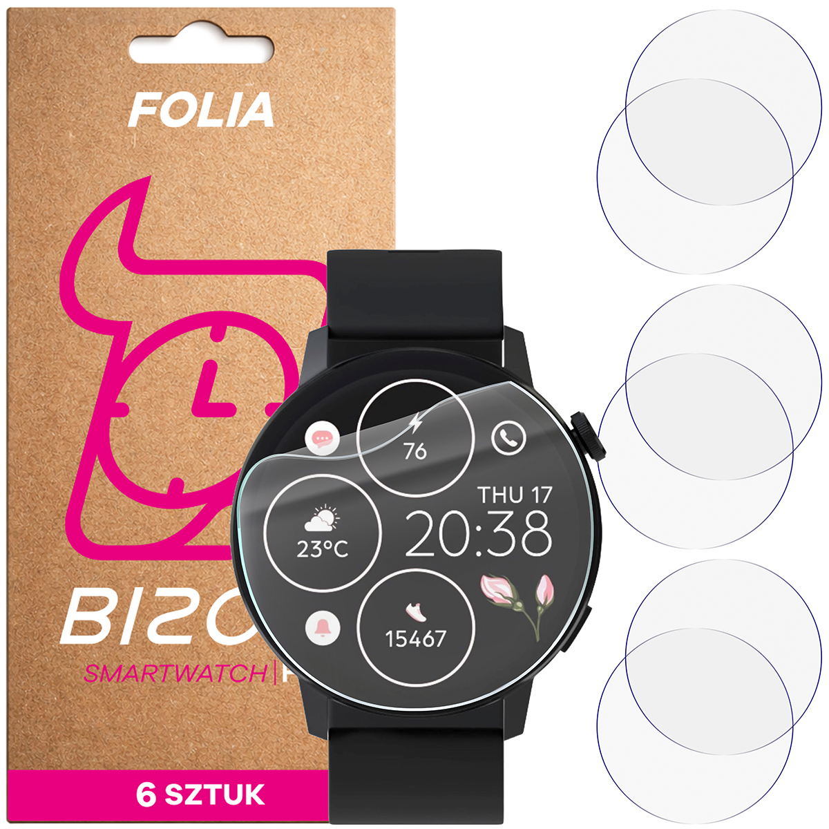 Folia hydrożelowa Bizon Watch Film HydroFlex dla Forever Forevive 4