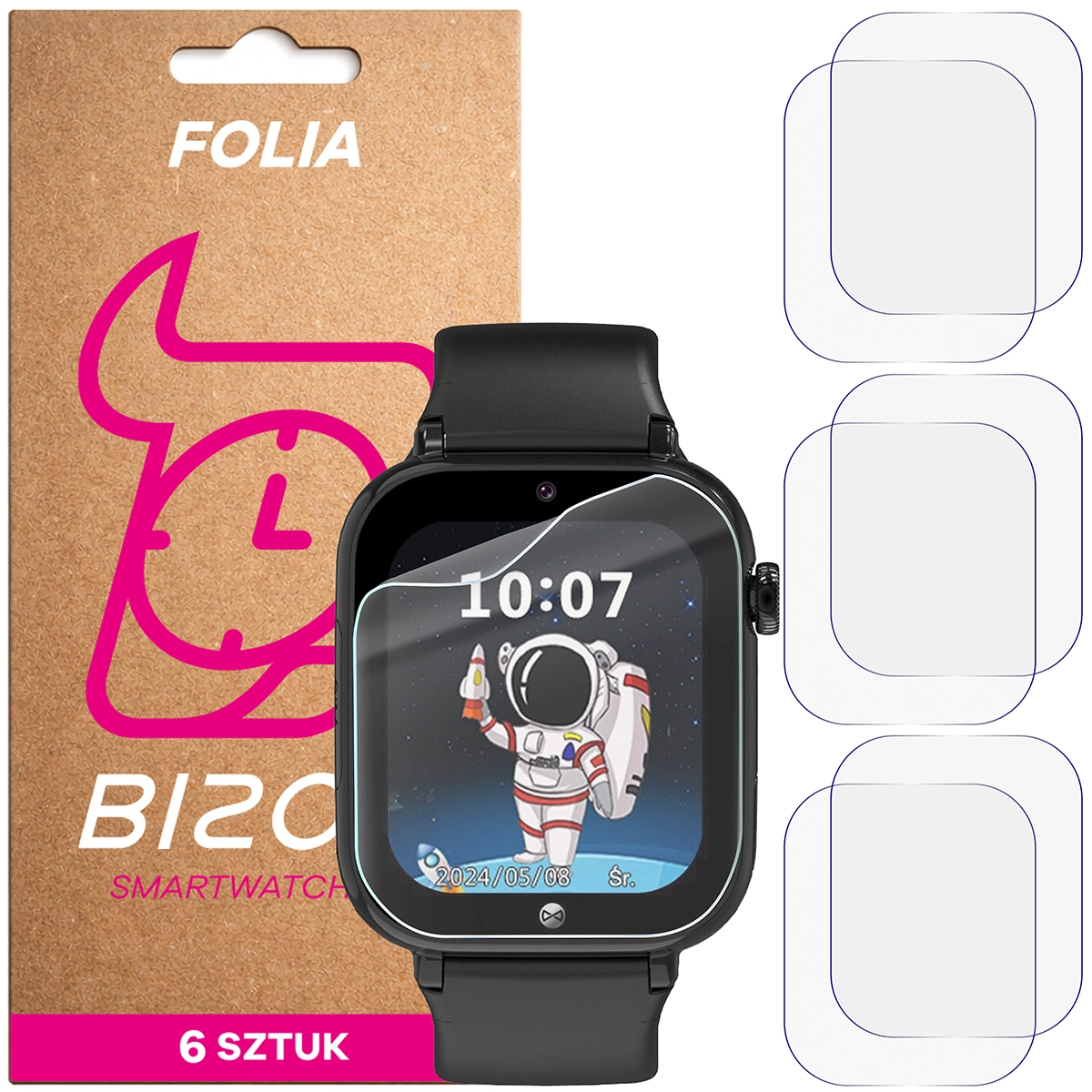 Folia hydrożelowa Bizon Watch Film HydroFlex dla Forever Look Me 3