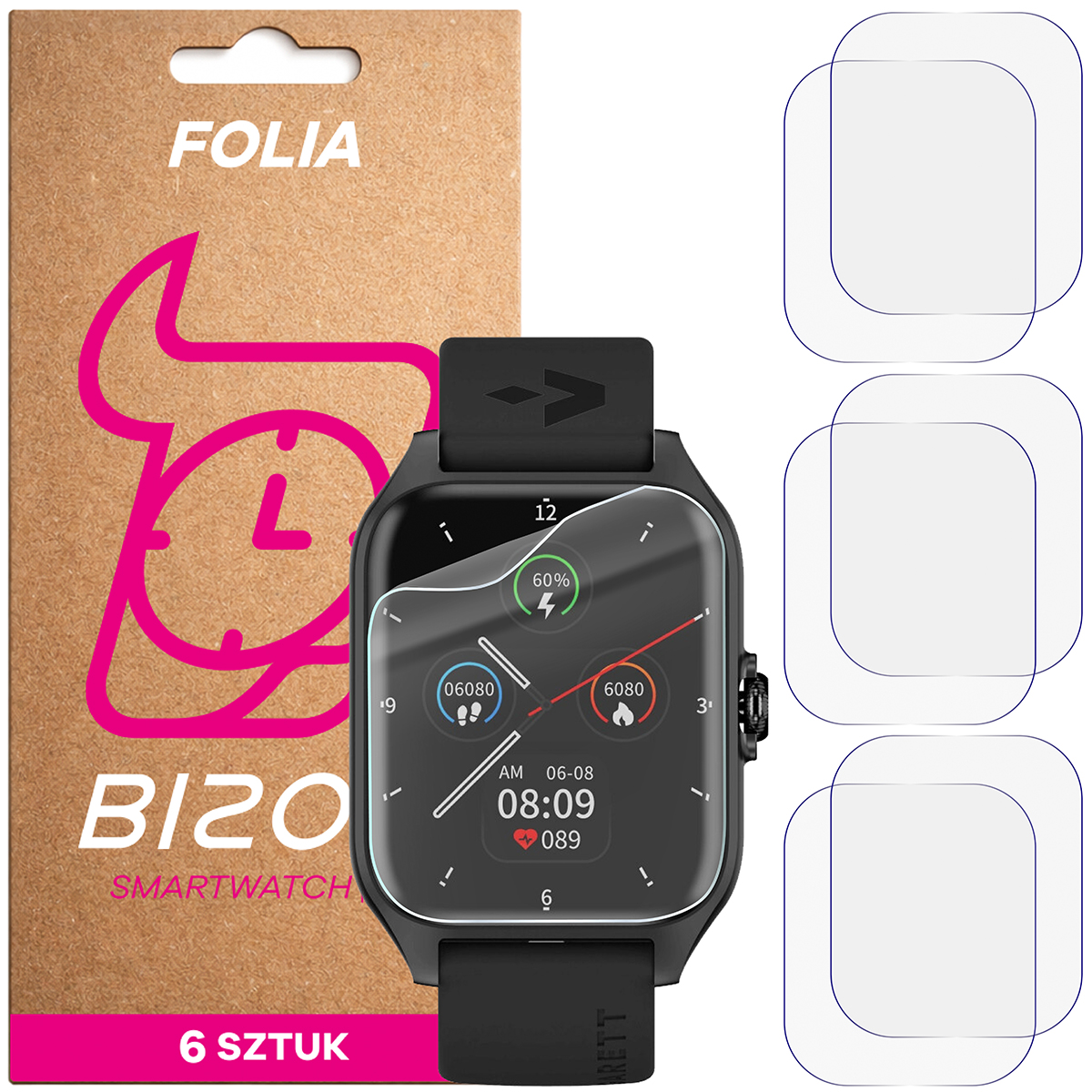 Folia hydrożelowa Bizon Watch Film HydroFlex dla Garett GRC Activity 2