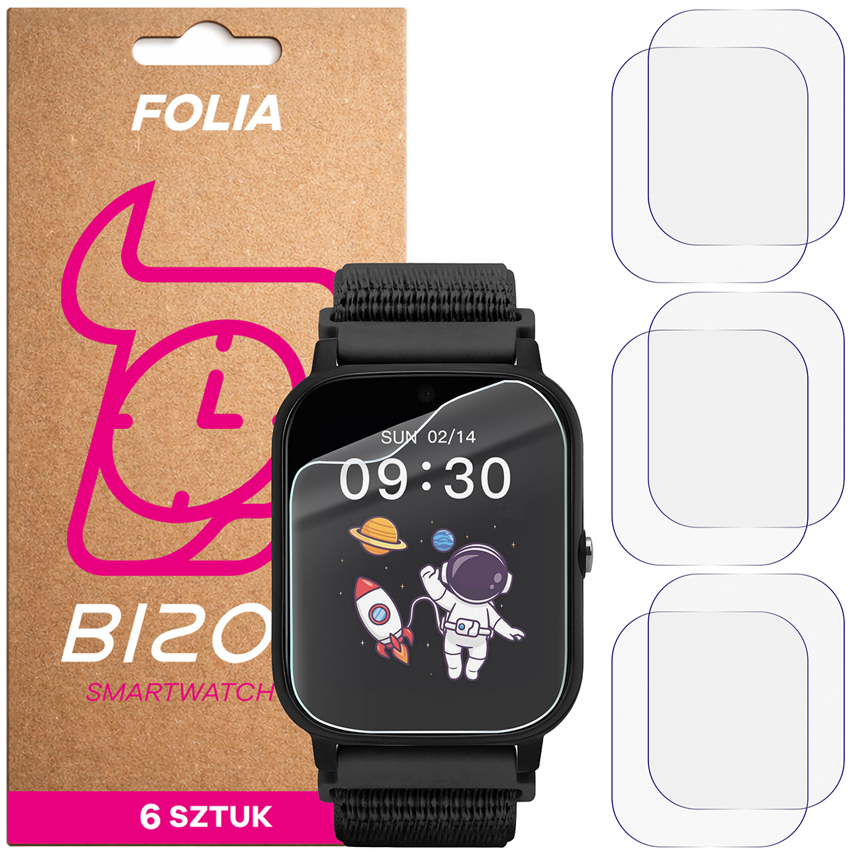Folia hydrożelowa Bizon Watch Film HydroFlex dla Garett Kids Tech 4G