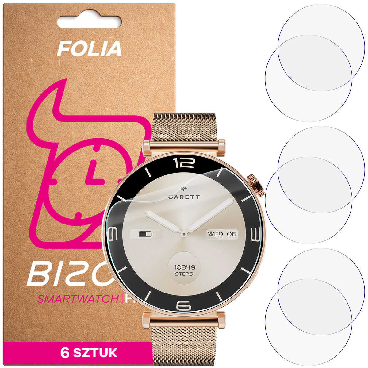 Folia hydrożelowa Bizon Watch Film HydroFlex dla Garett Rose
