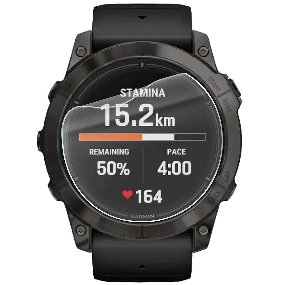 Folia hydrożelowa Bizon Watch Film HydroFlex do Garmin Epix Pro 2 gen. 47 mm na zegarku
