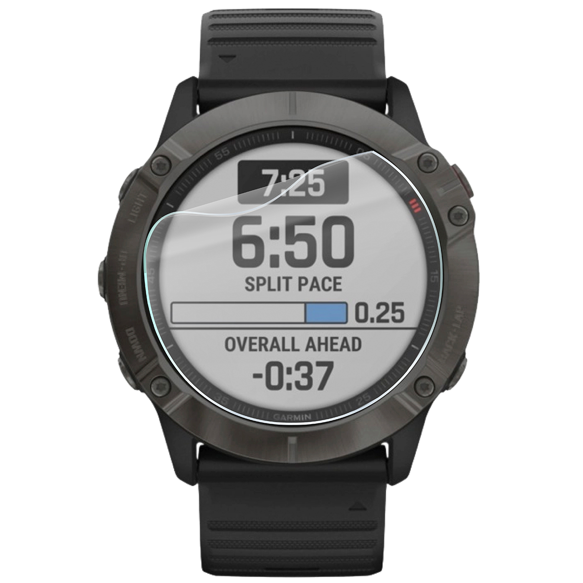 Folia hydrożelowa Bizon Watch Film HydroFlex do Garmin Fenix 6X / 6X Pro 51 mm na zegarku