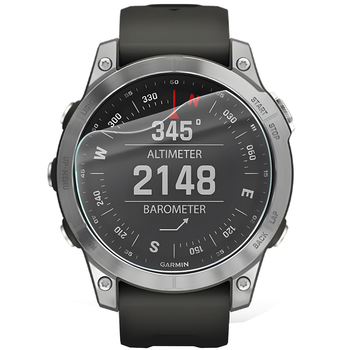 Folia hydrożelowa Bizon Watch Film HydroFlex do Garmin Fenix 7 na zegarku
