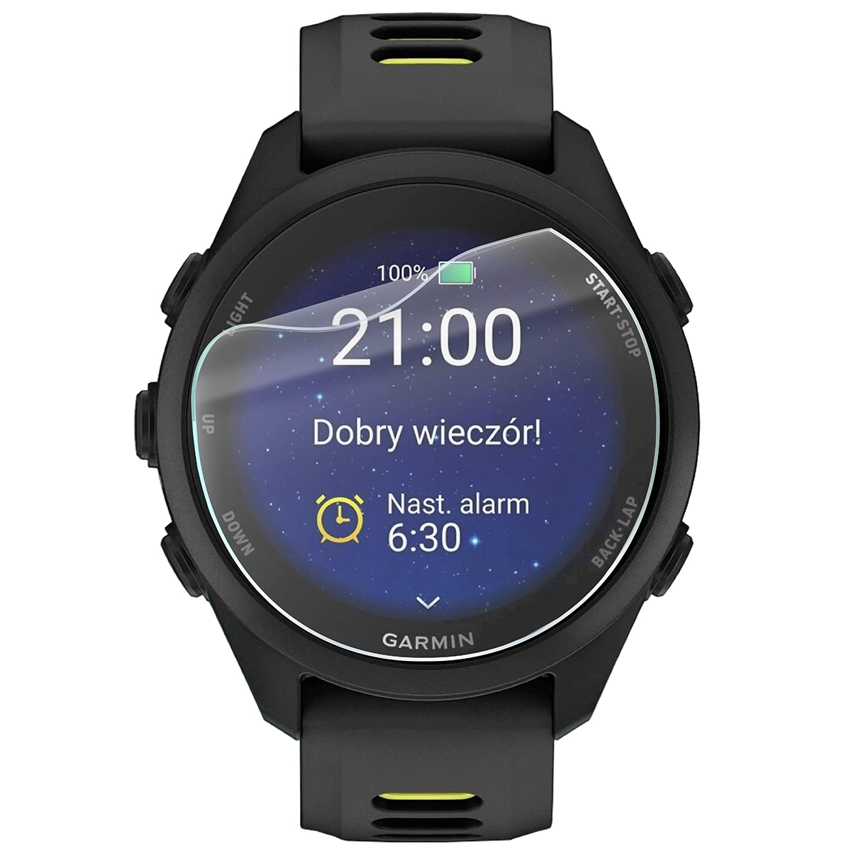 Folia hydrożelowa Bizon Watch Film HydroFlex do Garmin Forerunner 170 na zegarku
