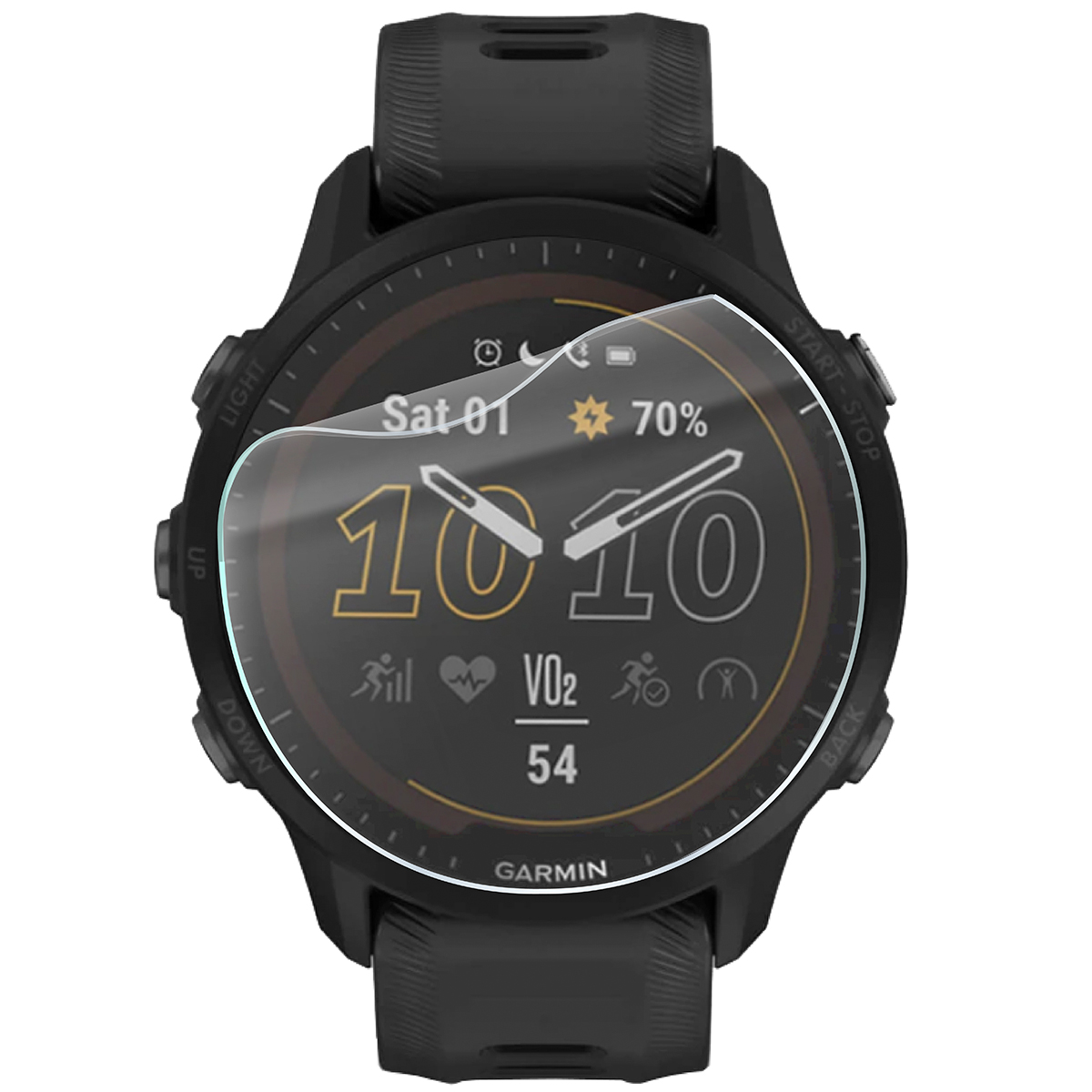 Folia hydrożelowa Bizon Watch Film HydroFlex do Garmin Forerunner 955 Solar na zegarku