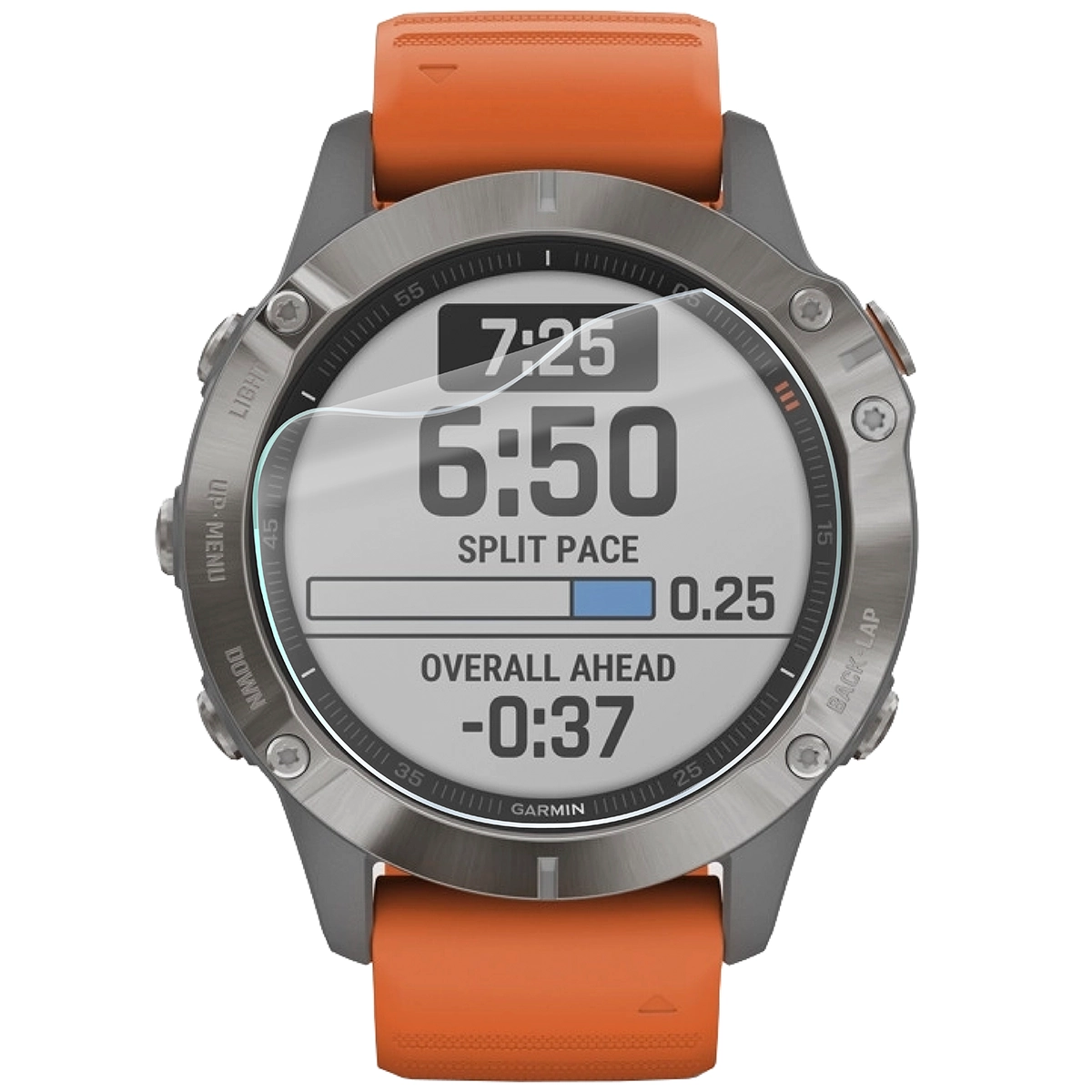 Folia hydrożelowa Bizon Watch Film HydroFlex do Garmin Fenix 6 / 6 Pro 47 mm na zegarku