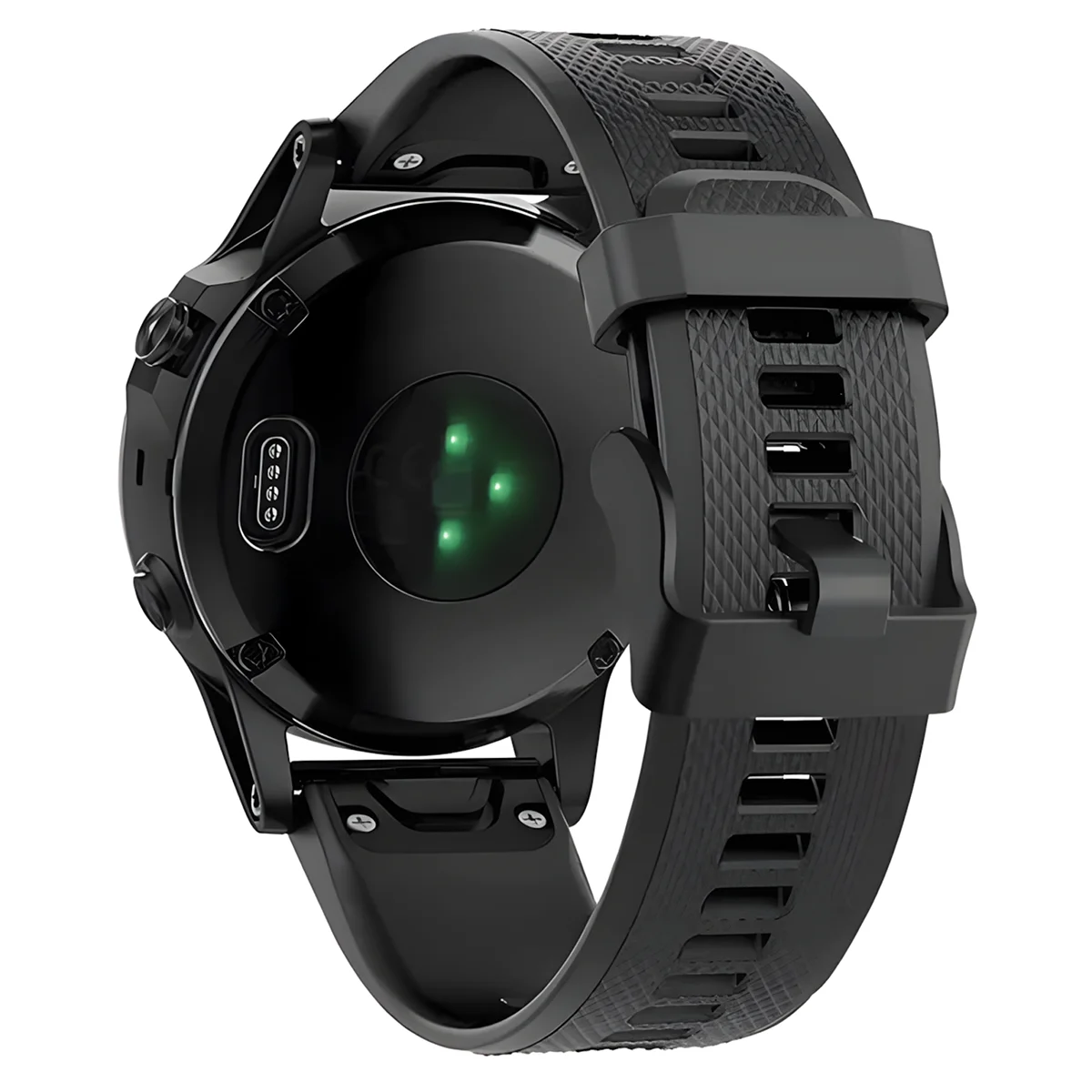 Silikonowy pasek Bizon Strap Watch Silicone Plus do Garmin QuickFit 22 mm