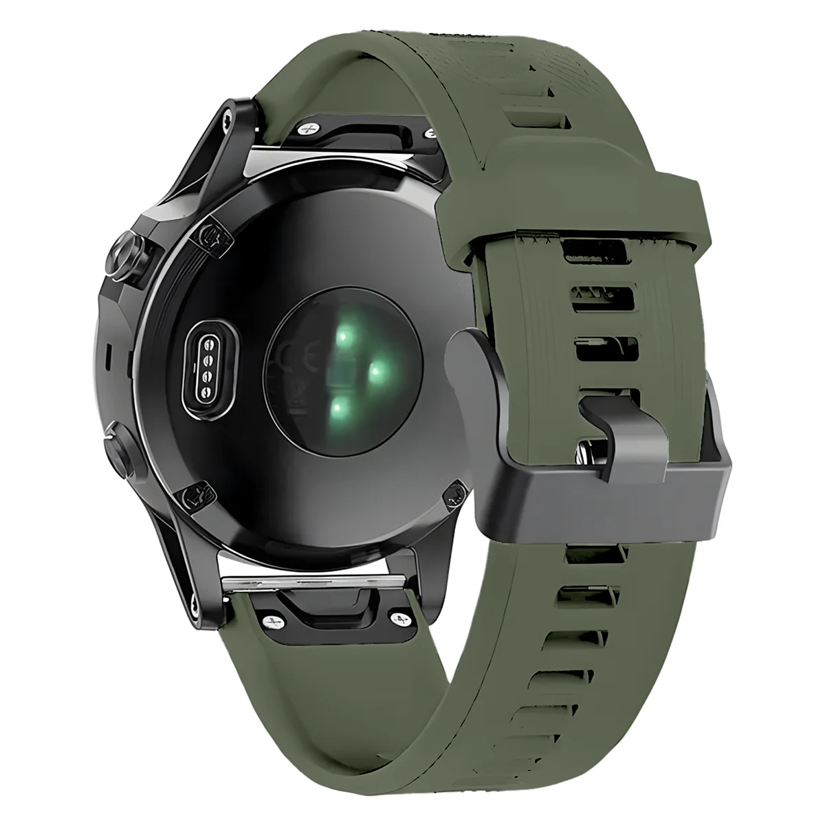 Silikonowy pasek Bizon Strap Watch Silicone Plus do Garmin QuickFit 22 mm