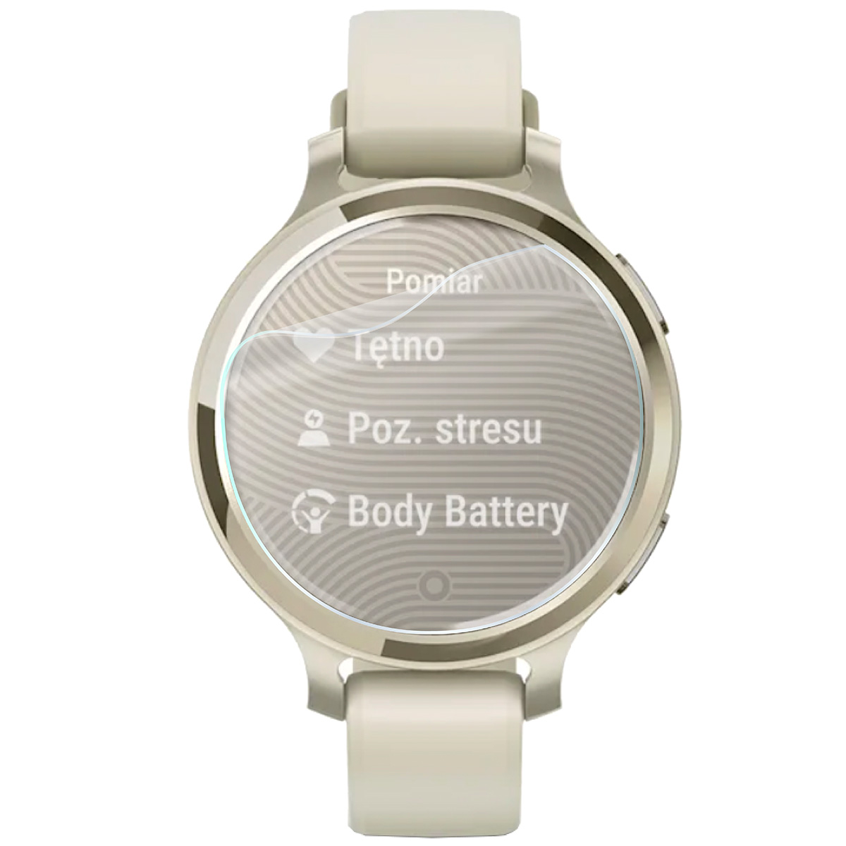 Folia hydrożelowa Bizon Watch Film HydroFlex do Garmin Lily 2 Active na zegarku