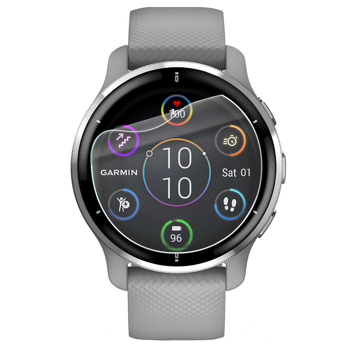 Folia hydrożelowa Bizon Watch Film HydroFlex do Garmin Venu 2 Plus na zegarku