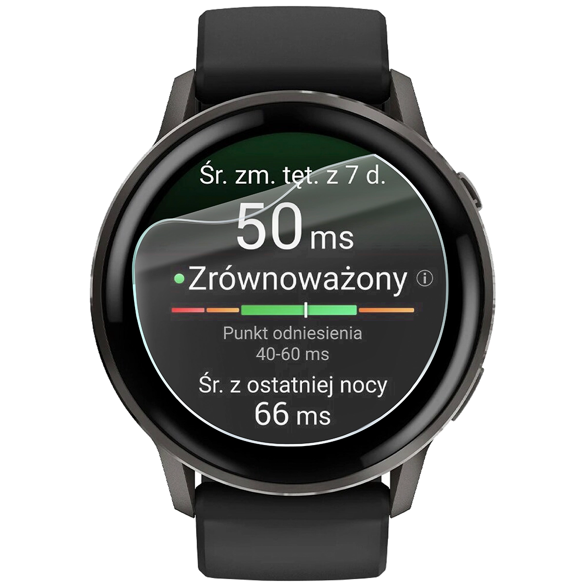 Folia hydrożelowa Bizon Watch Film HydroFlex do Garmin Venu 4 45 mm na zegarku