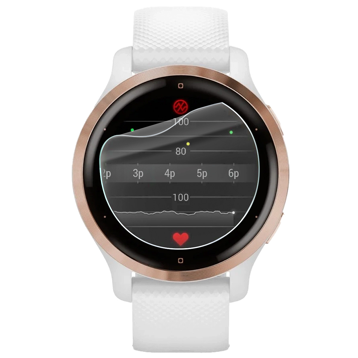 Folia hydrożelowa Bizon Watch Film HydroFlex do Garmin Venu 2S na zegarku