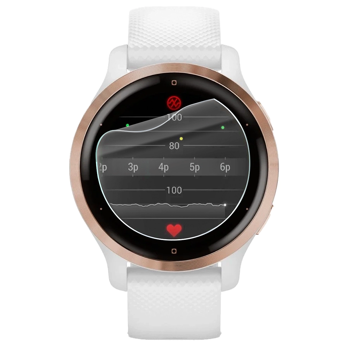 Folia hydrożelowa Bizon Watch Film HydroFlex do Garmin Venu 2S na zegarku