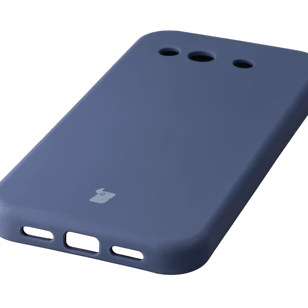 Zbliżenie na precyzyjne wycięcia i możliwość ładowania indukcyjnego w etui Bizon Soft Case do Google Pixel 10a