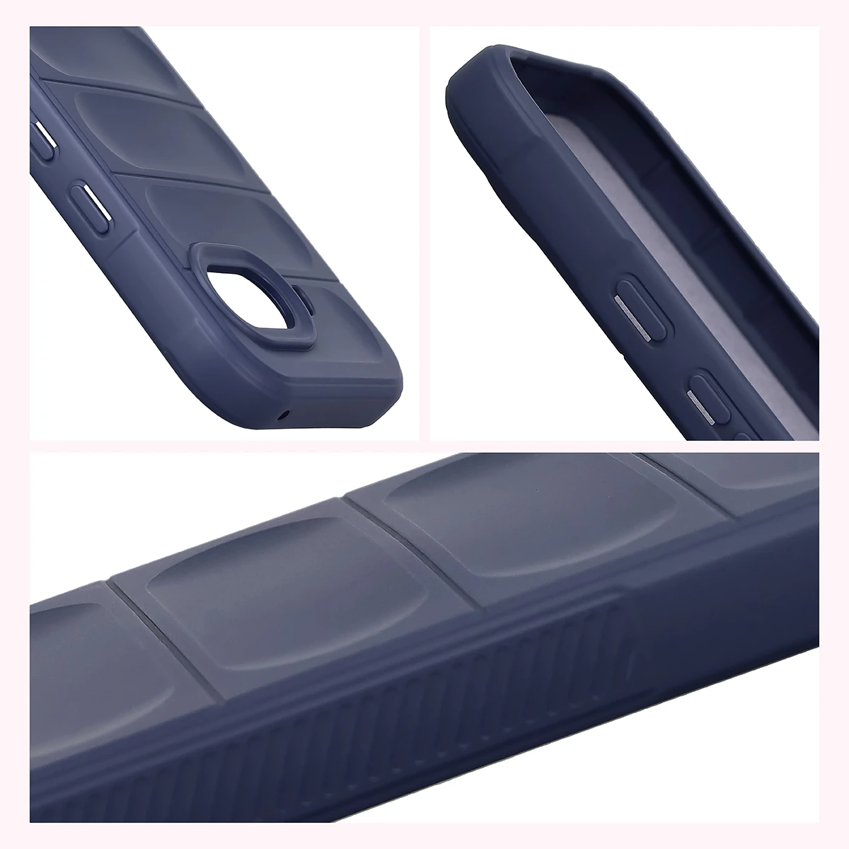 Podwyższone krawędzie i antypoślizgowa powierzchnia w etui Bizon Case Tur do Google Pixel 10a