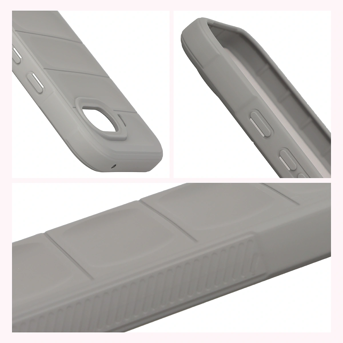 Podwyższone krawędzie i antypoślizgowa powierzchnia w etui Bizon Case Tur do Google Pixel 10a