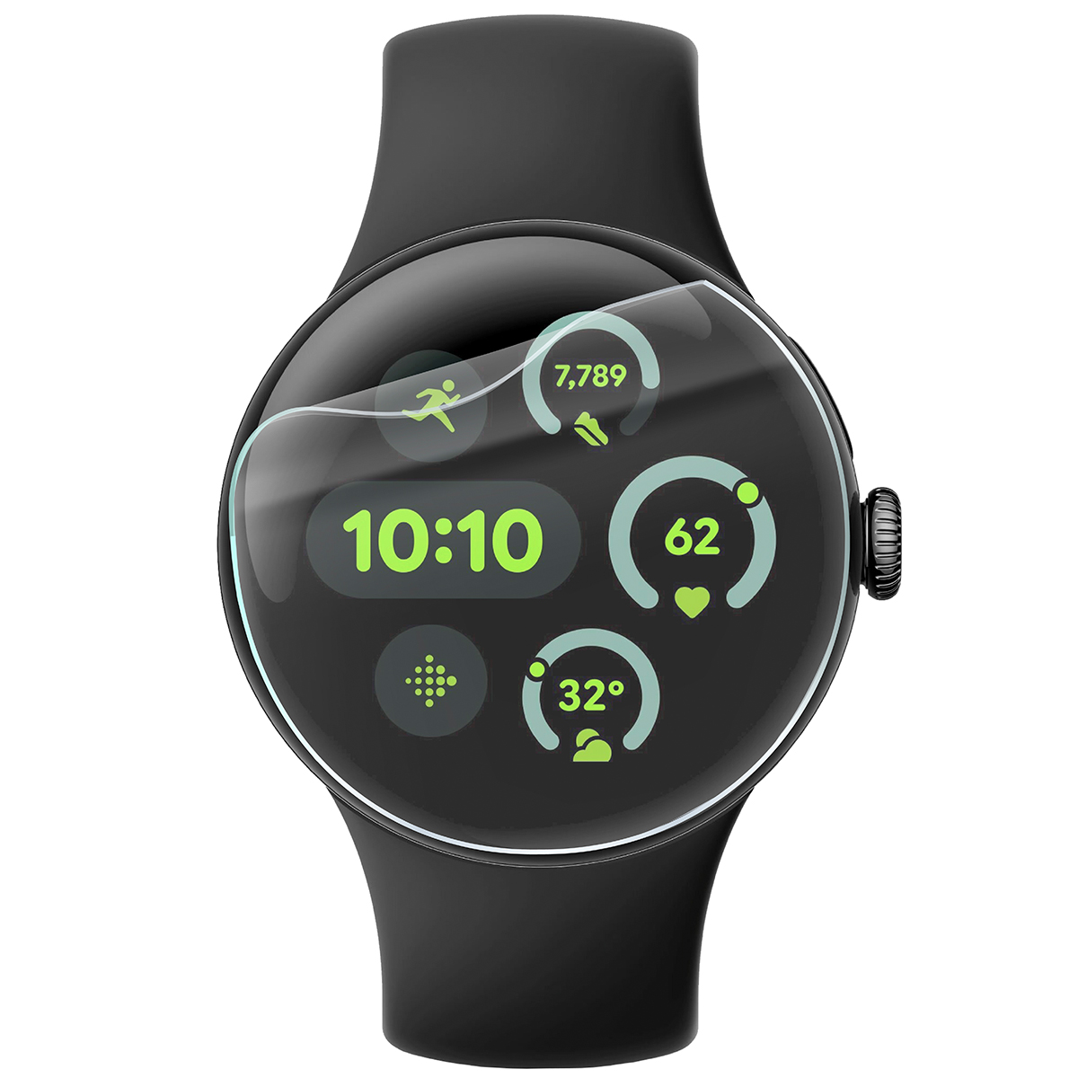 Folia hydrożelowa Bizon Watch Film HydroFlex do Google Pixel Watch 3 45 mm na zegarku