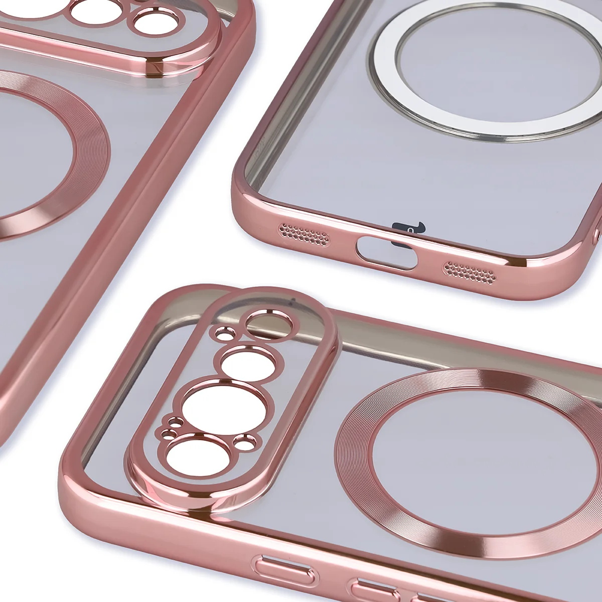 Metaliczna ramka, podniesione krawędzie i zintegrowane osłony w etui Bizon Case EduardO do Google Pixel 11 Pro