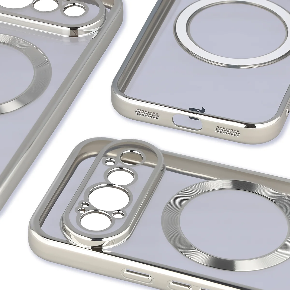 Metaliczna ramka, podniesione krawędzie i zintegrowane osłony w etui Bizon Case EduardO do Google Pixel 11 Pro