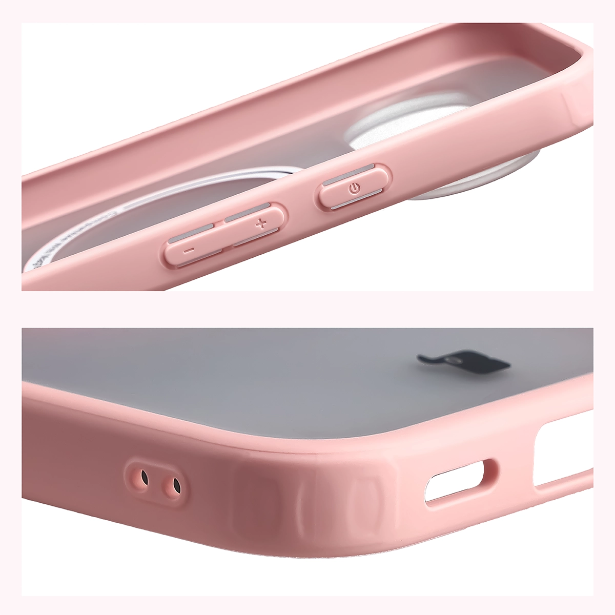 Wzmocnione narożniki i podwyższone ranty ekranu w etui Bizon Case MatteO do Google Pixel 11 / 11Pro / 10 / 10 Pro