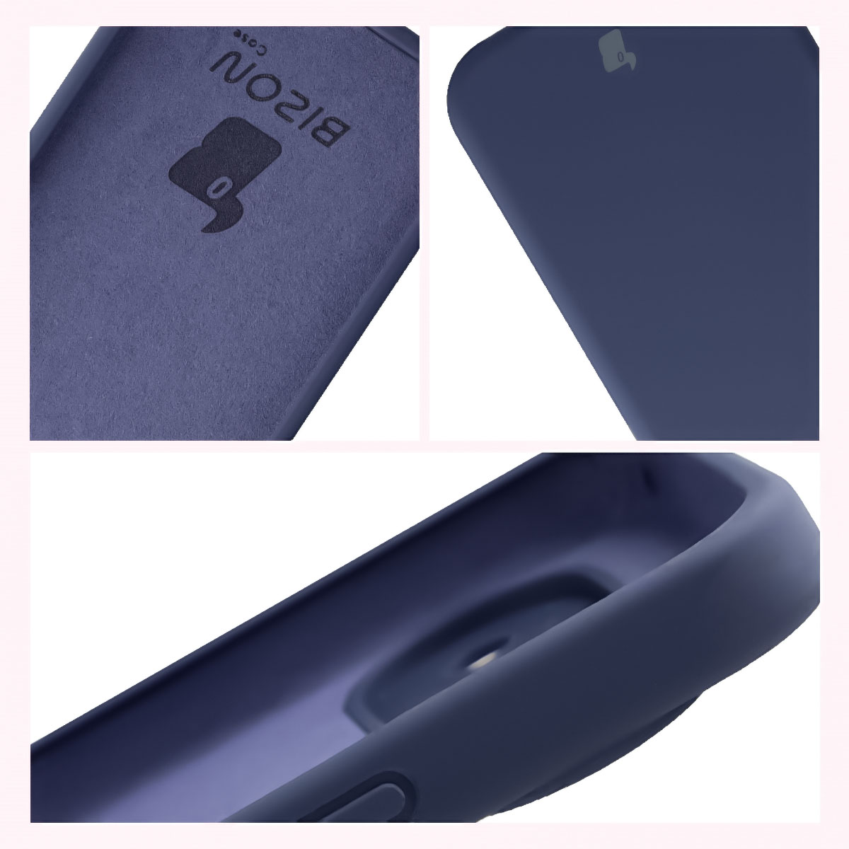 Konstrukcja etui Bizon Soft Case: zintegrowane osłony, podwyższone krawędzie i wyściółka z mikrofibry do Google Pixel 11