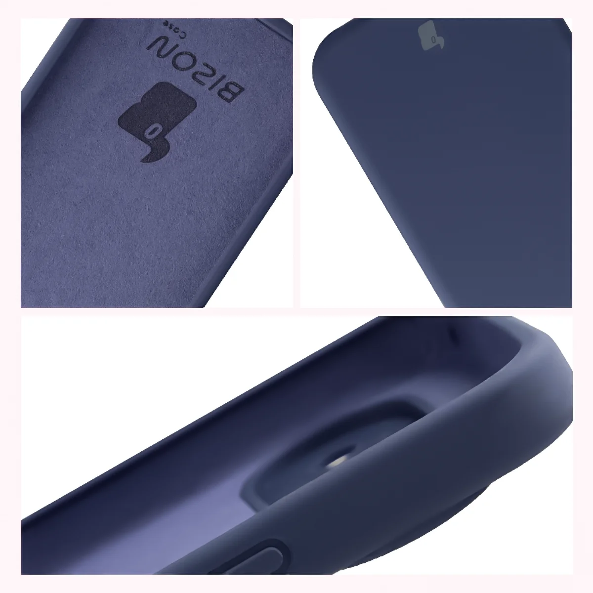 Konstrukcja etui Bizon Soft Case: zintegrowane osłony, podwyższone krawędzie i wyściółka z mikrofibry do Google Pixel 11