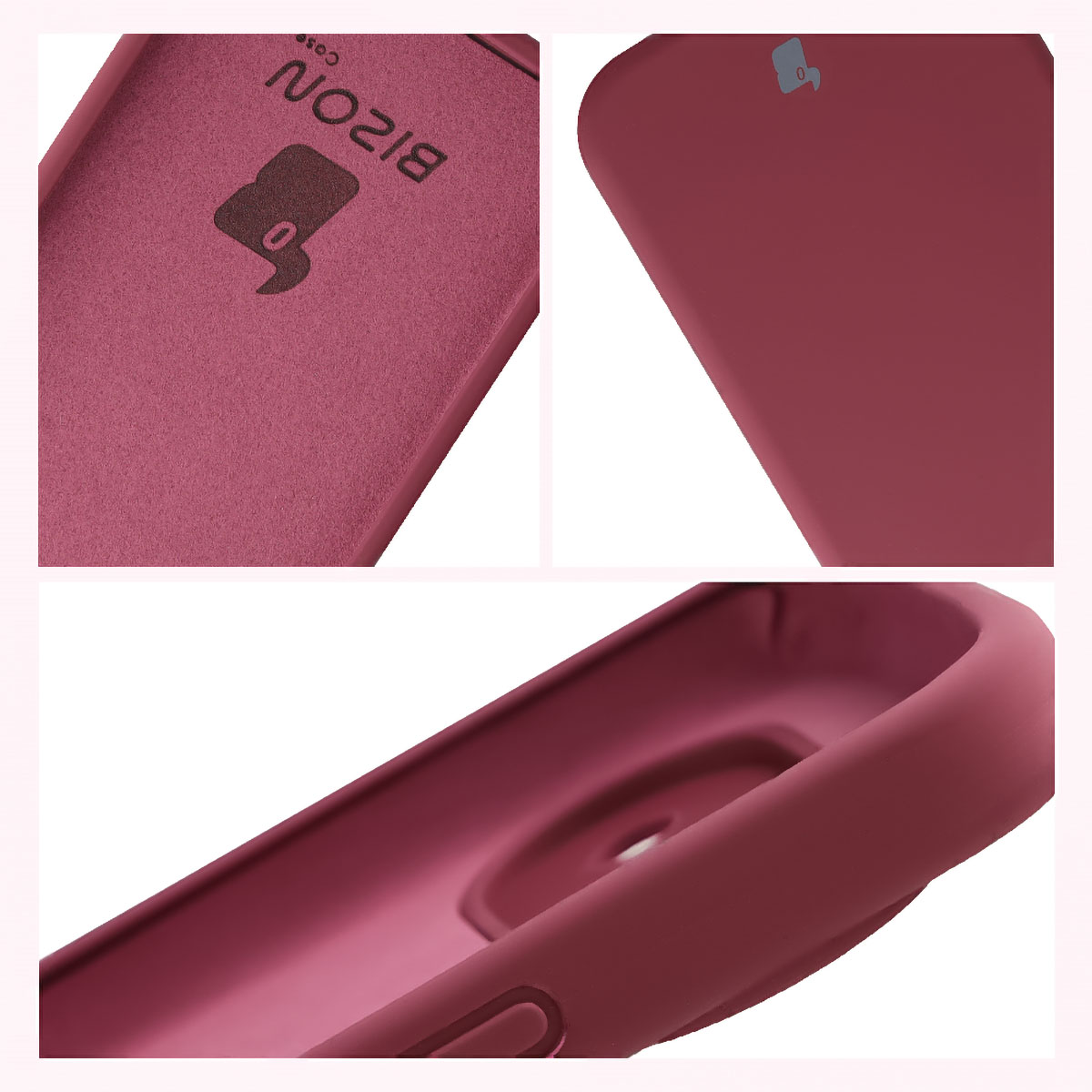 Konstrukcja etui Bizon Soft Case: zintegrowane osłony, podwyższone krawędzie i wyściółka z mikrofibry do Google Pixel 11