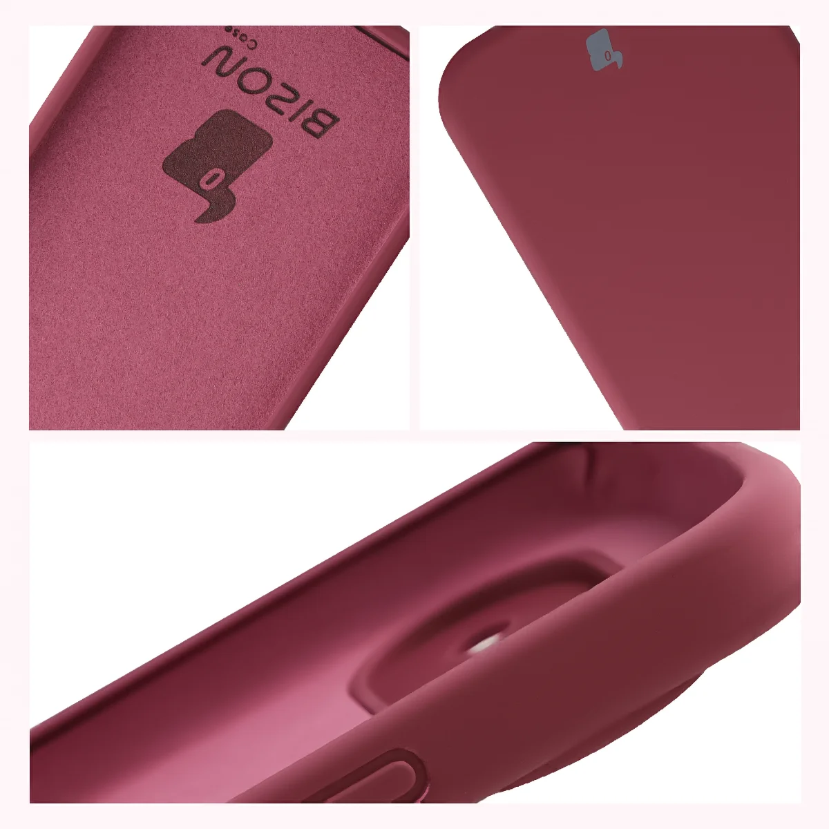 Konstrukcja etui Bizon Soft Case: zintegrowane osłony, podwyższone krawędzie i wyściółka z mikrofibry do Google Pixel 11