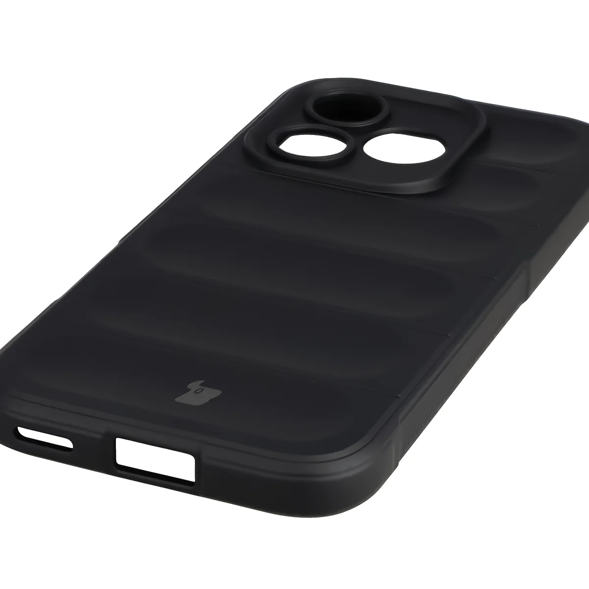 Precyzyjne wycięcia i kompatybilność z ładowaniem indukcyjnym w etui Bizon Case Tur do Honor 600 Lite 5G