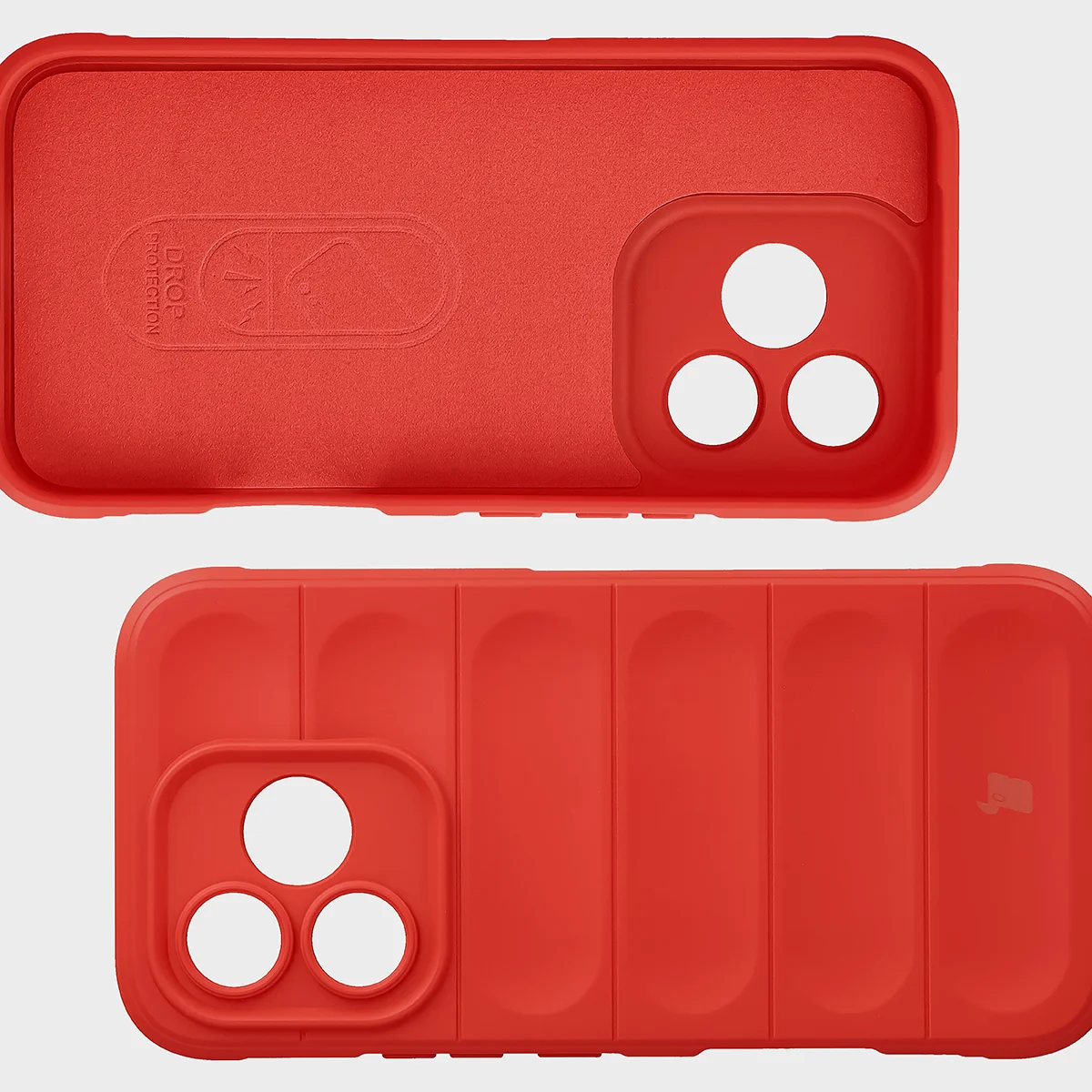 Wyściółka z mikrofibry, wyżłobienia na pleckach i wzmocnione narożniki w etui Bizon Case Tur do Honor 600 Lite 5G