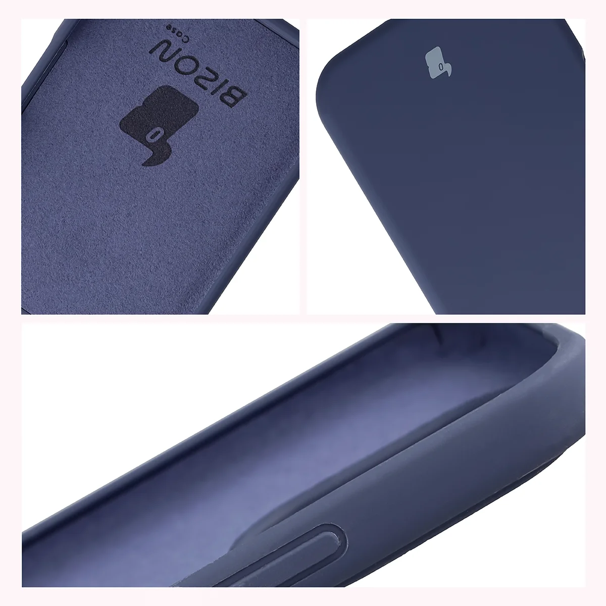 Konstrukcja etui Bizon Soft Case: zintegrowane osłony, podwyższone krawędzie i wyściółka z mikrofibry do Honor 600 Lite 5G
