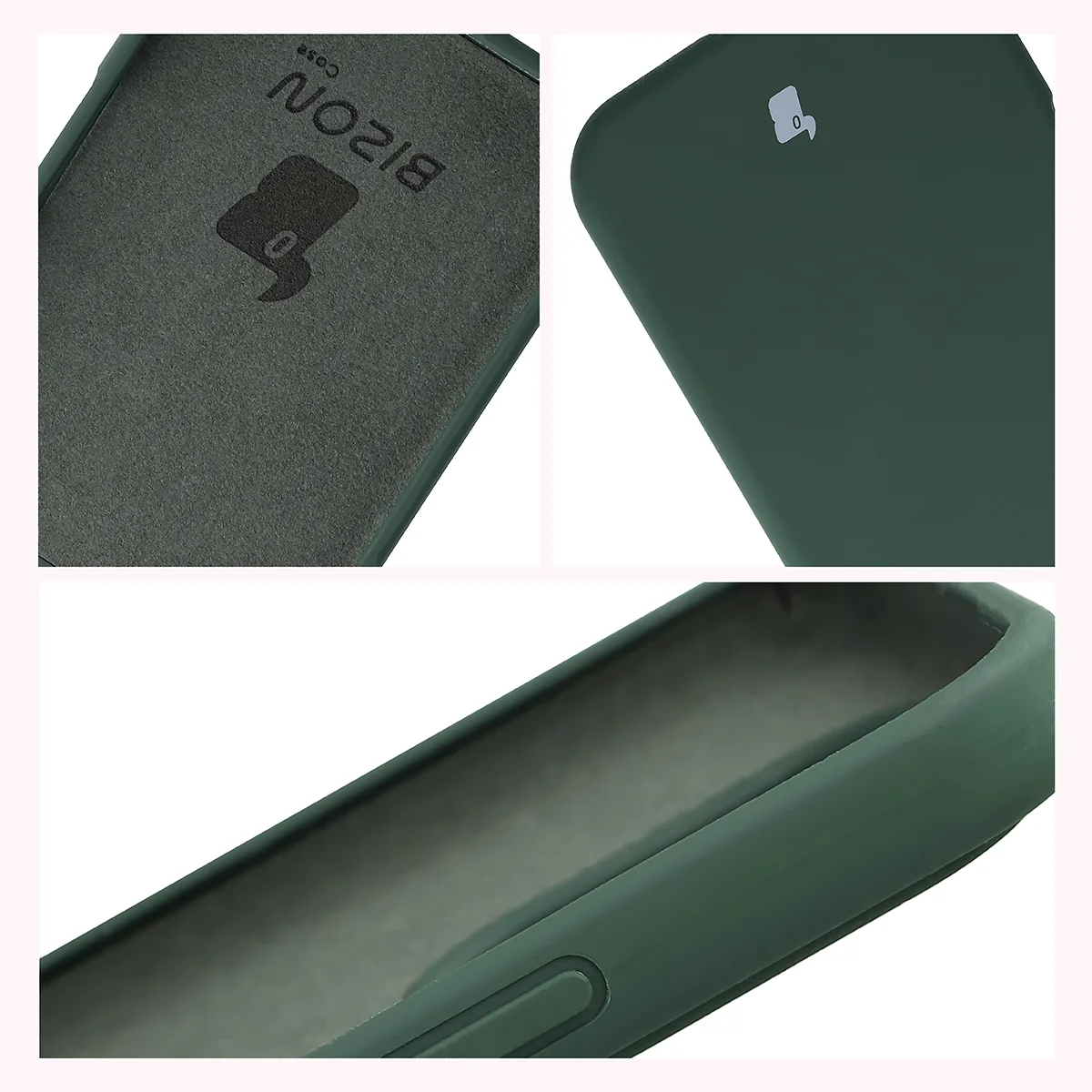 Konstrukcja etui Bizon Soft Case: zintegrowane osłony, podwyższone krawędzie i wyściółka z mikrofibry do Honor 600 Lite 5G