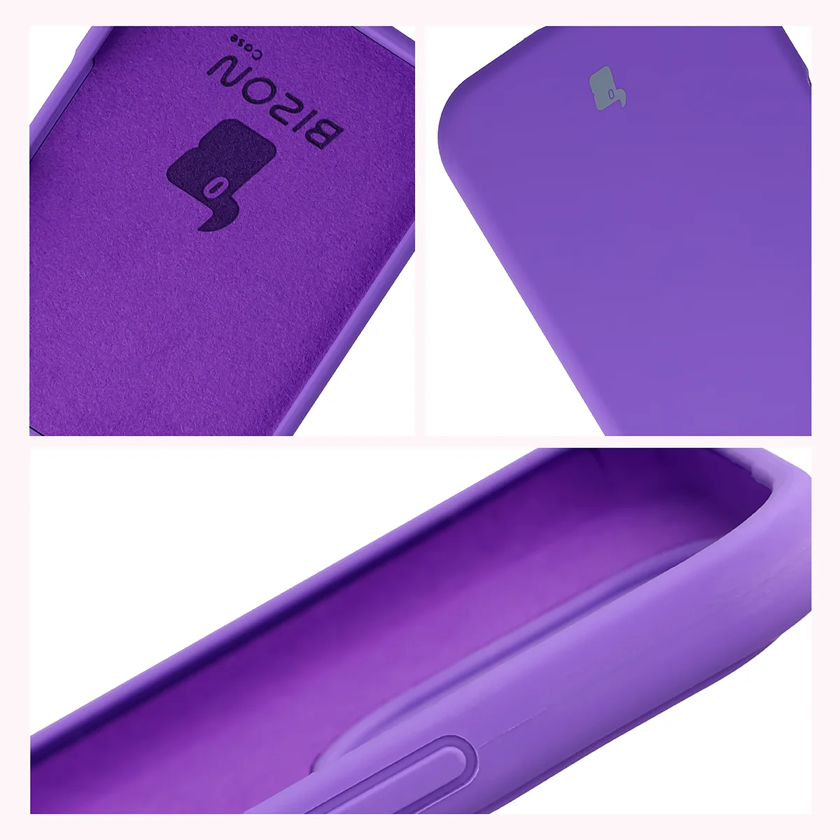 Konstrukcja etui Bizon Soft Case: zintegrowane osłony, podwyższone krawędzie i wyściółka z mikrofibry do Honor 600 Lite 5G