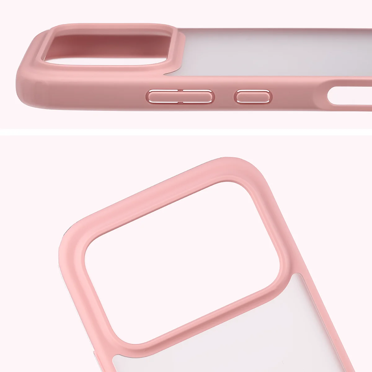 Pełne wycięcie i podwyższone krawędzie aparatu w etui Bizon Case Angelo do Honor 600 5G / 600 Pro 5G