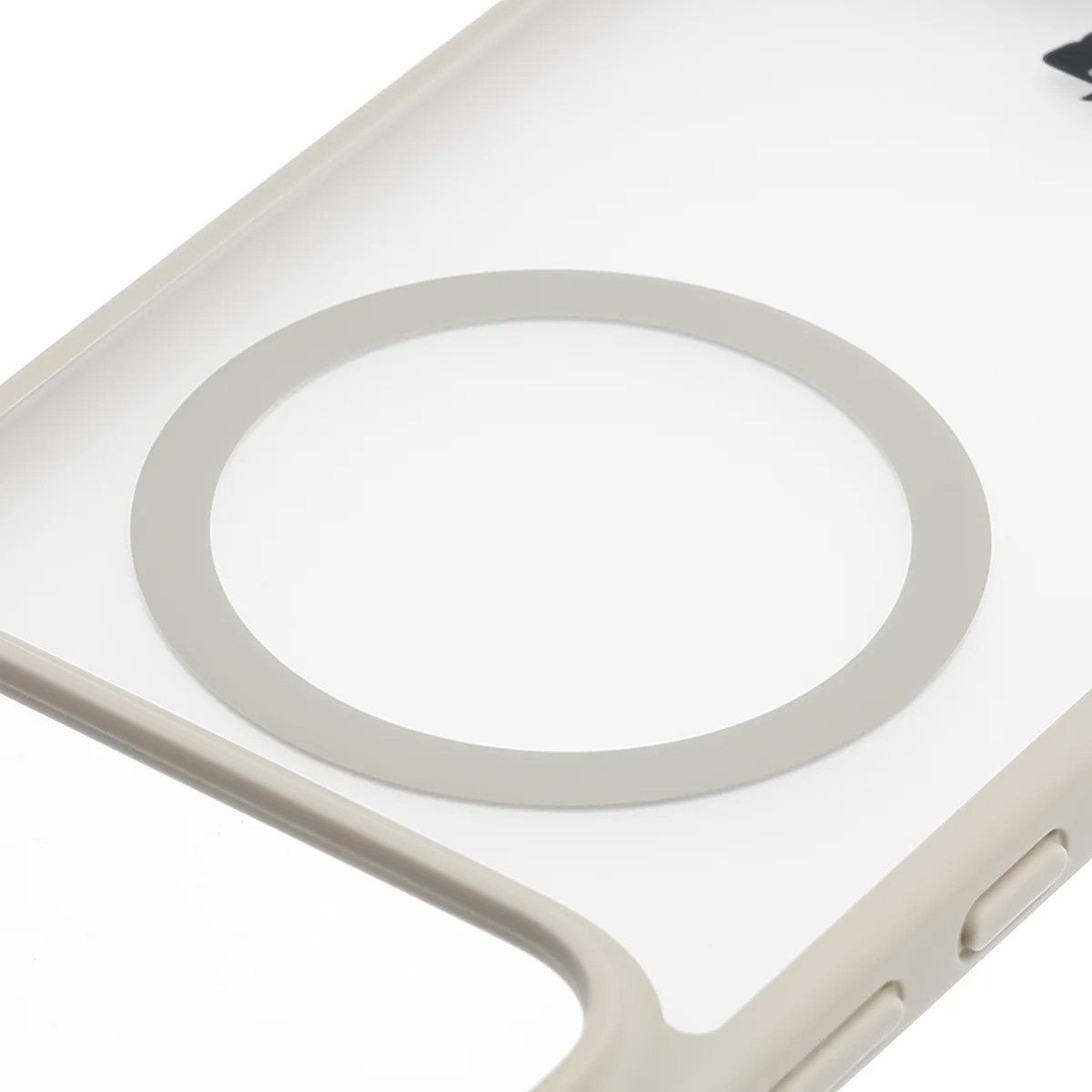Pierścień magnetyczny w etui Bizon Case MatteO do Honor 600 5G / 600 Pro 5G