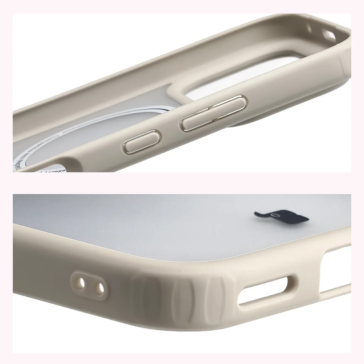 Wzmocnione narożniki i podwyższone ranty ekranu w etui Bizon Case MatteO do Honor 600 5G / 600 Pro 5G