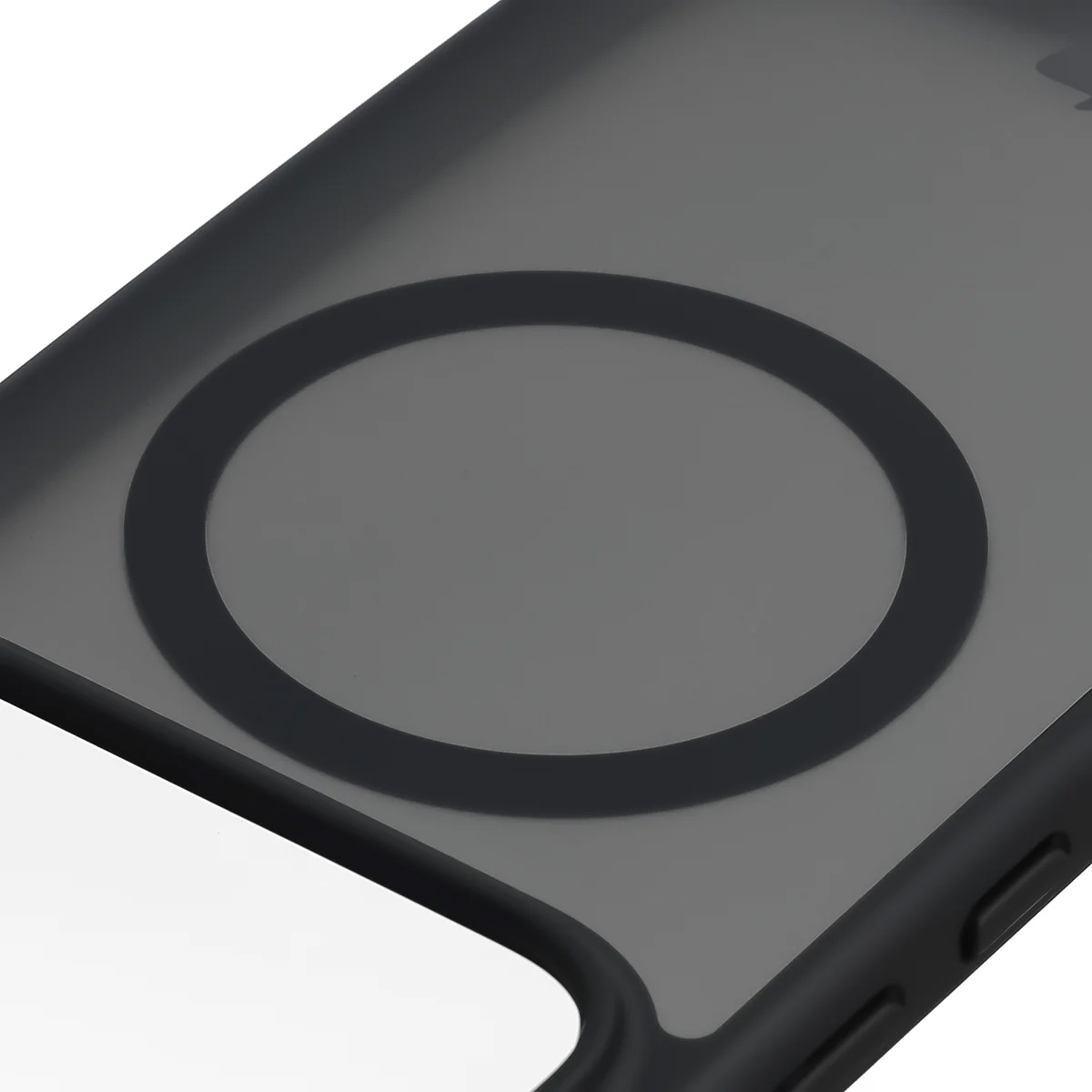 Pierścień magnetyczny w etui Bizon Case MatteO do Honor 600 5G / 600 Pro 5G