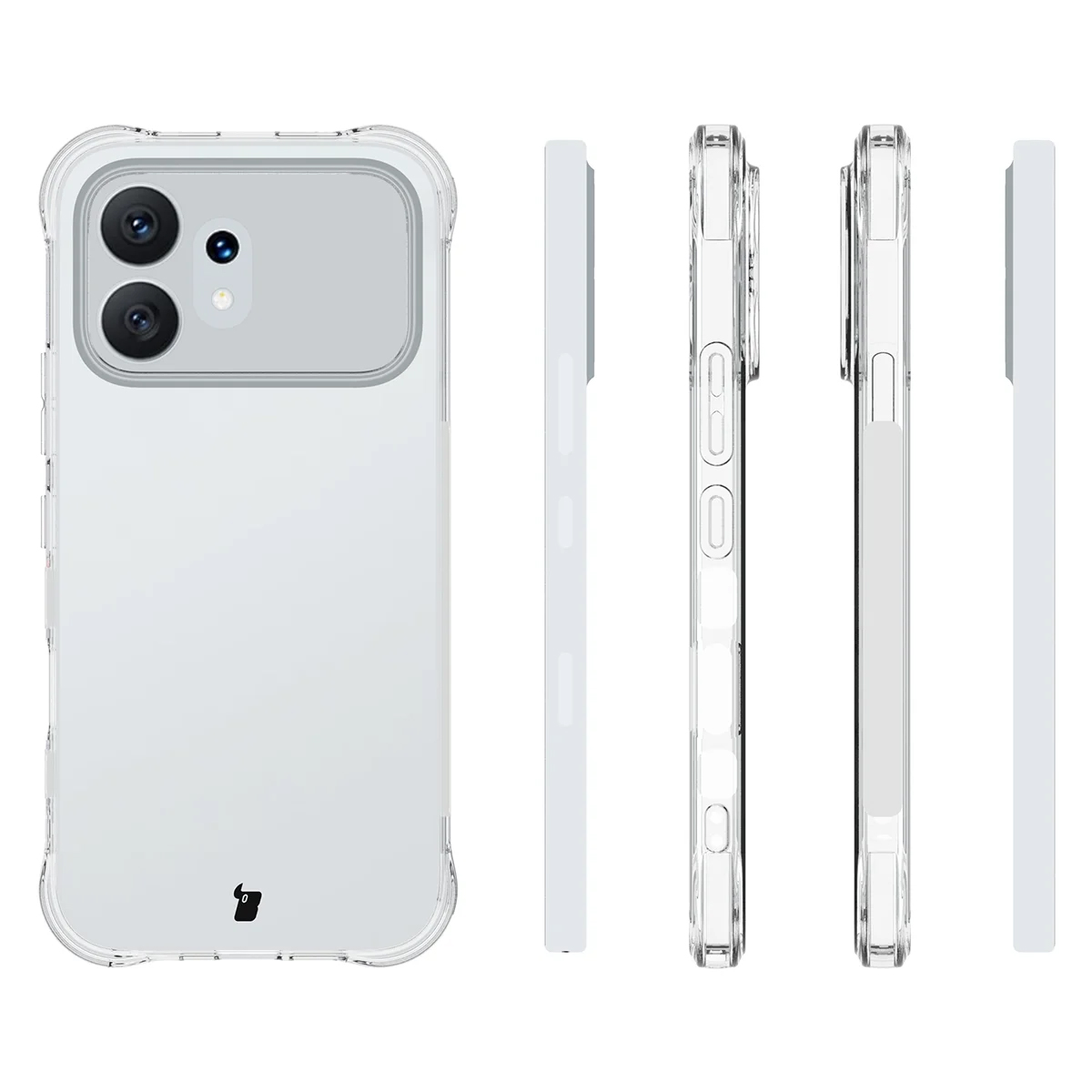 Etui Bizon Case Salpa do Honor 600 5G z różnych stron