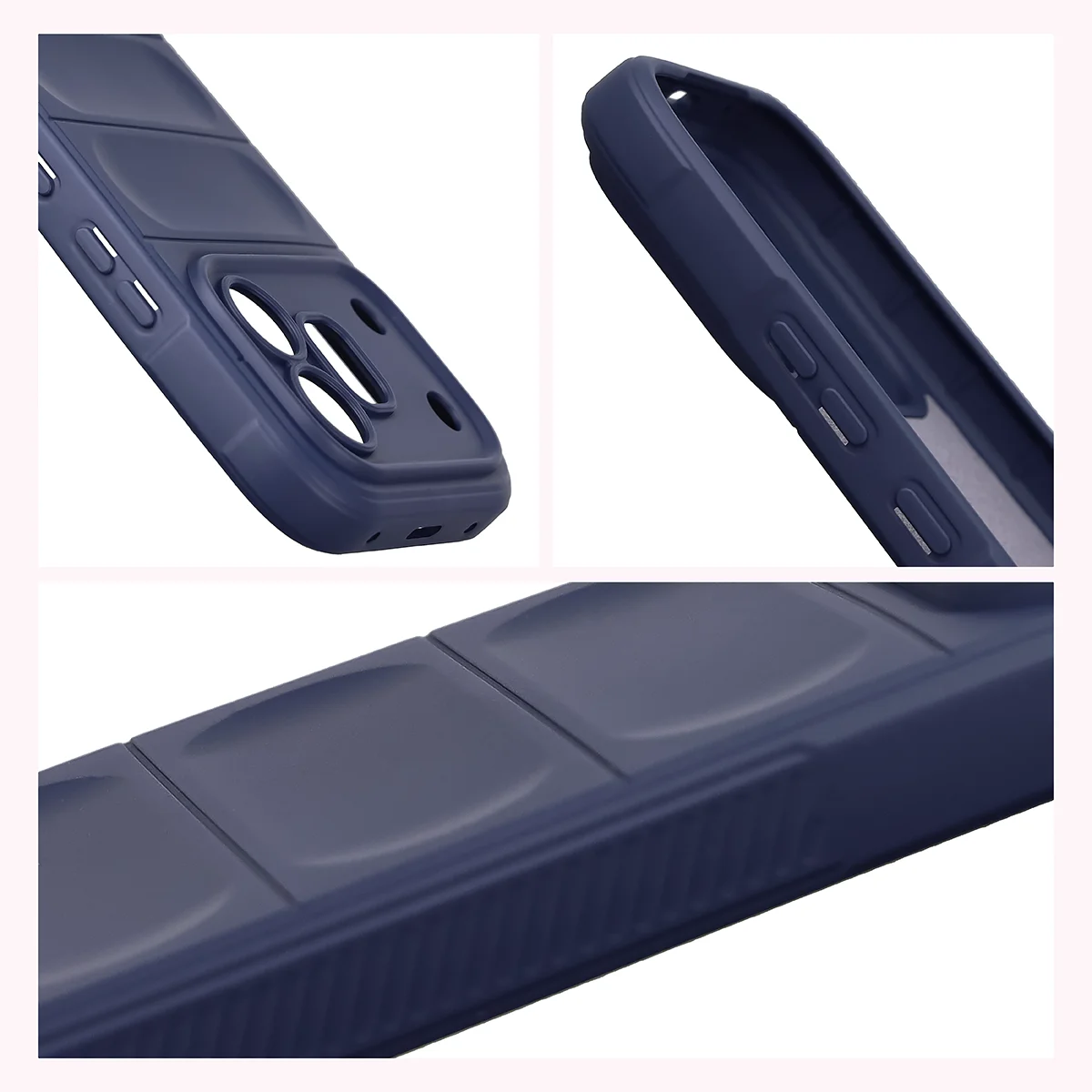 Podwyższone krawędzie i antypoślizgowa powierzchnia w etui Bizon Case Tur do Honor 600 5G / 600 Pro 5G