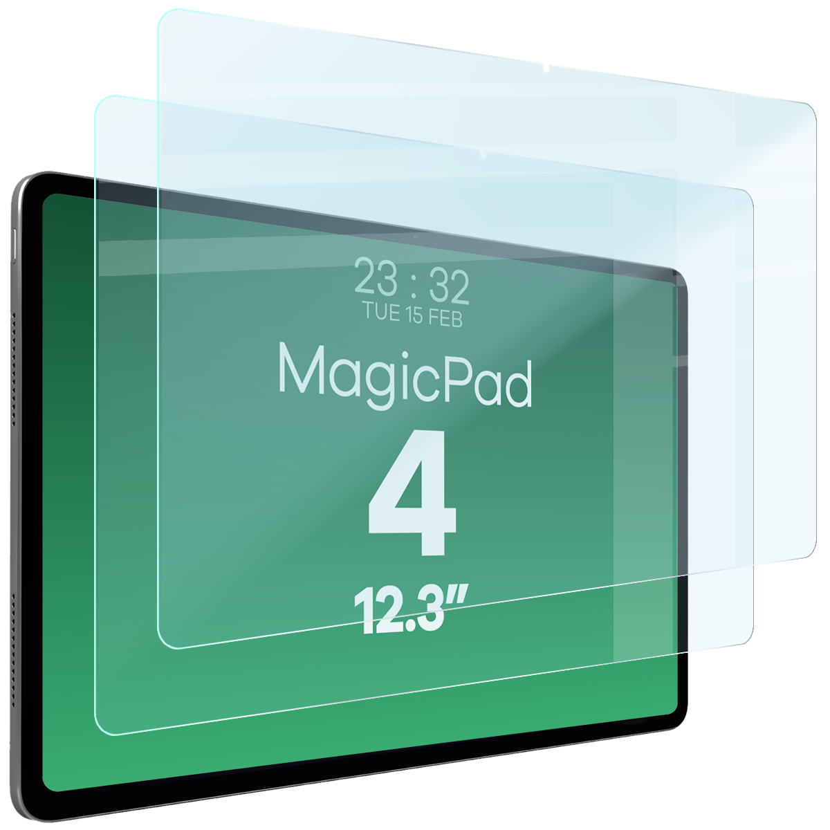 Szkło hartowane Bizon Tab Glass Clear Duo do Honor MagicPad 4, 2 sztuki