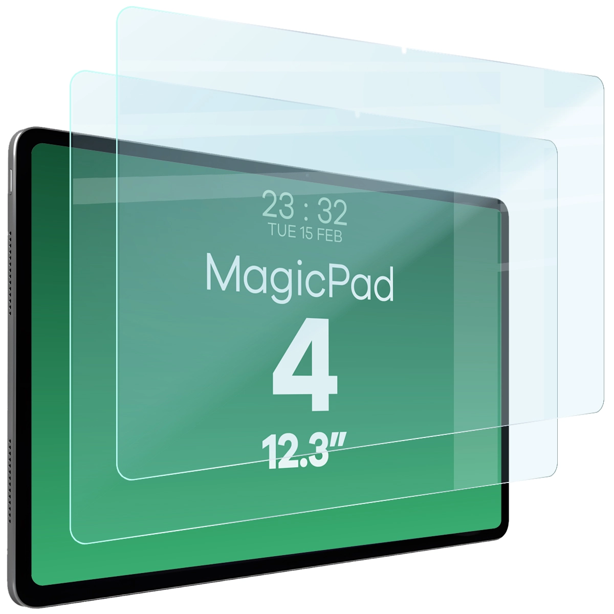 Szkło hartowane Bizon Tab Glass Clear Duo do Honor MagicPad 4, 2 sztuki