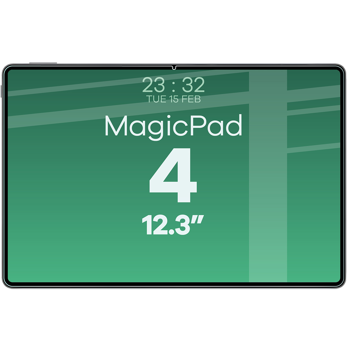 Tablet z nałożonym szkłem Bizon Tab Glass Clear Duo do Honor MagicPad 4