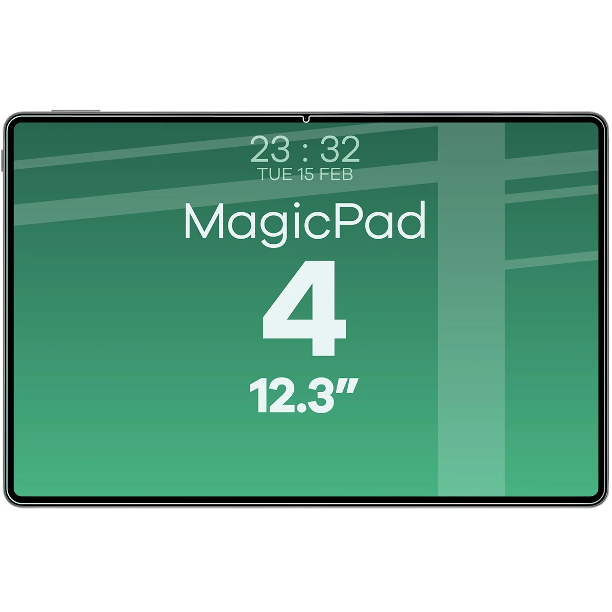Tablet z nałożonym szkłem Bizon Tab Glass Clear Duo do Honor MagicPad 4