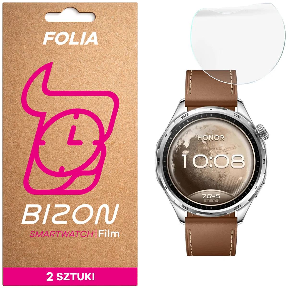 Folia hydrożelowa Bizon Watch Film Hydrogel Duo dla Honor Watch 6