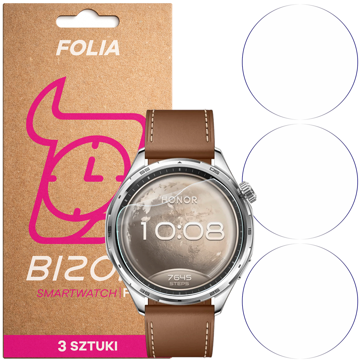 Folia hydrożelowa Bizon Watch Film HydroFlex dla Honor Watch 6