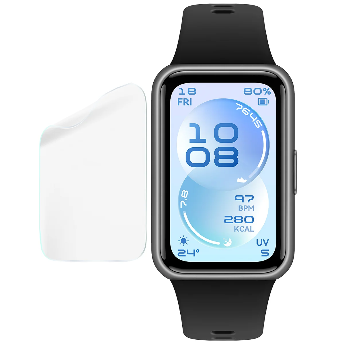 Bizon Watch Film Hydrogel Duo w zestawieniu z Huawei Band 11 / 11 Pro